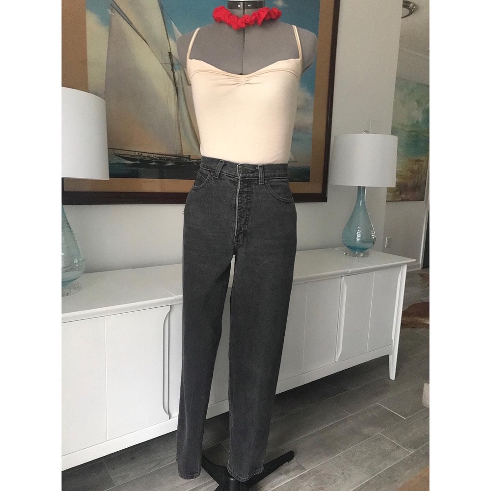 Vintage Black Palmettos Jeans